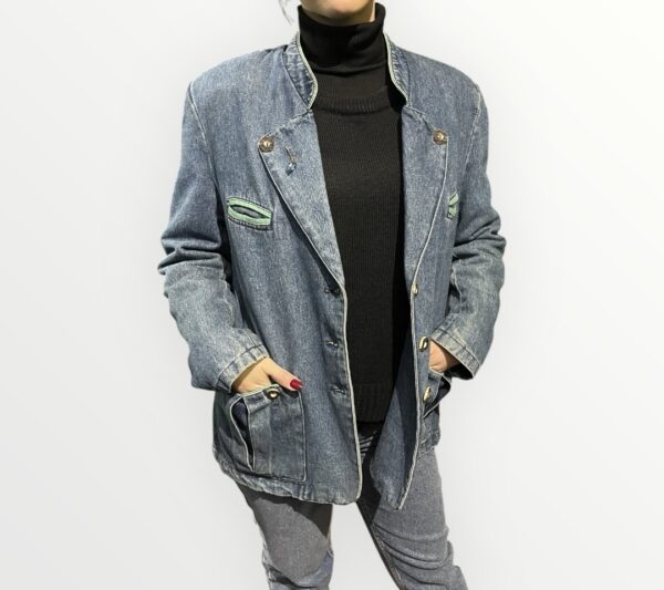 Giubbino di jeans Wallner Trachten